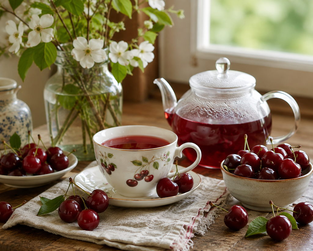 Cherries and Hibiscus: A Naturally Powerful Wellness Duo – Hoogly Tea
