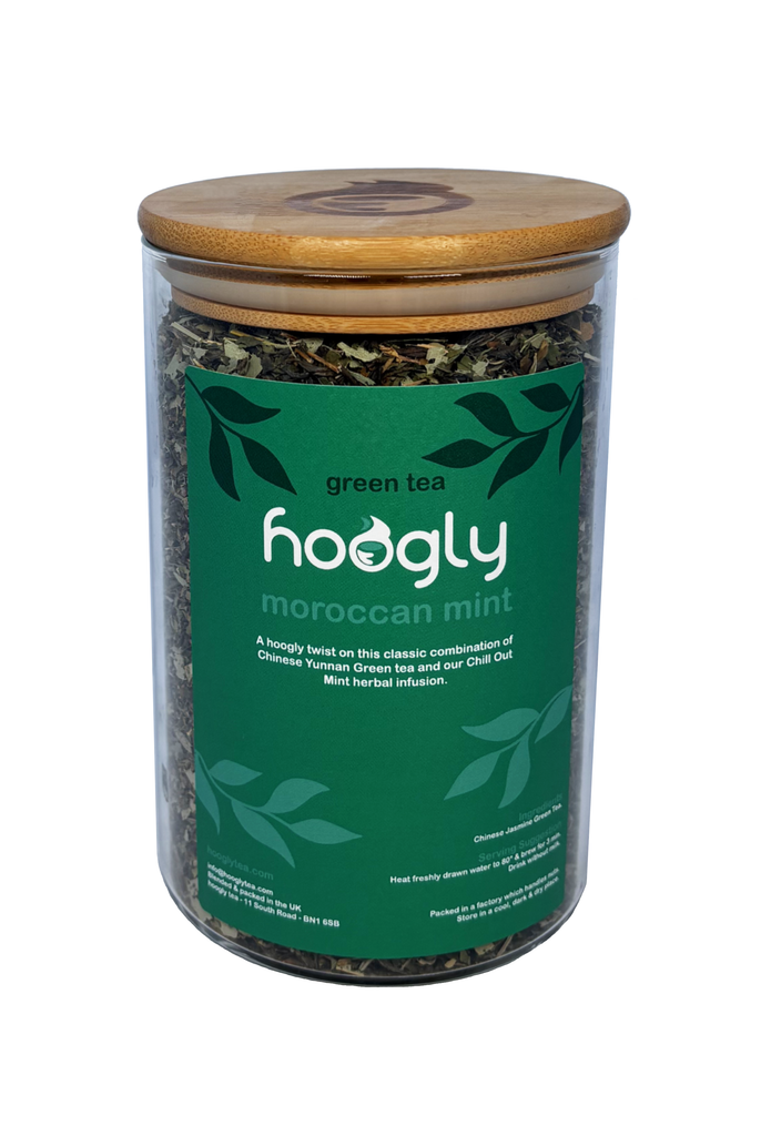 Moroccan Mint - Green Tea - Loose Leaf 250g With Jar