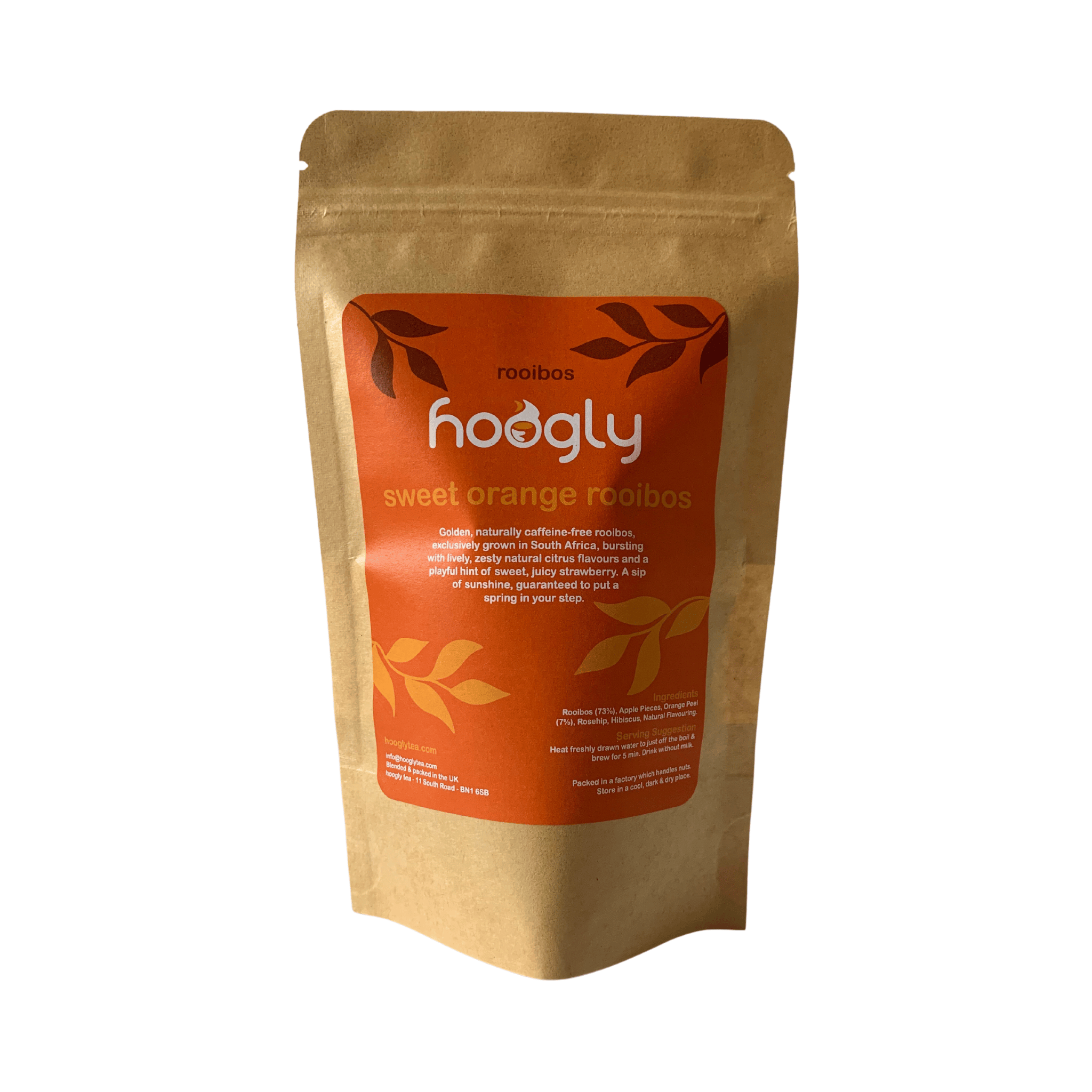 Translucent Rooibos Pouch Sweet Orange Rooibos - Rooibos - 15 Bag Pouch – Hoogly Tea