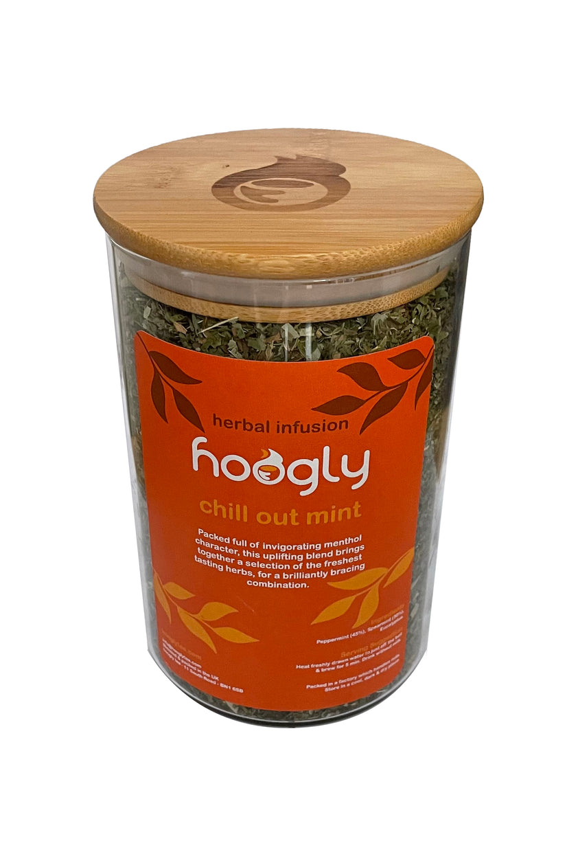 Chill out Mint Herbal Infusion 50 pyramid bags Hoogly Tea